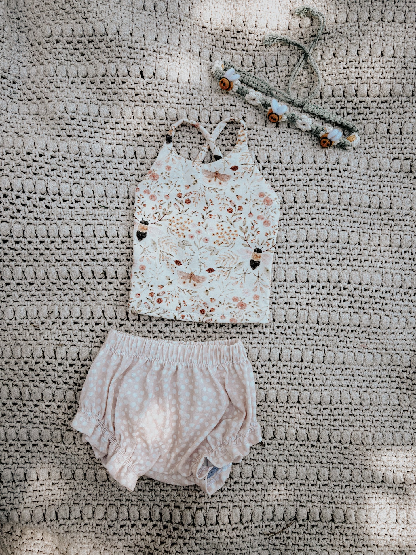 Crossback Top/Peplum