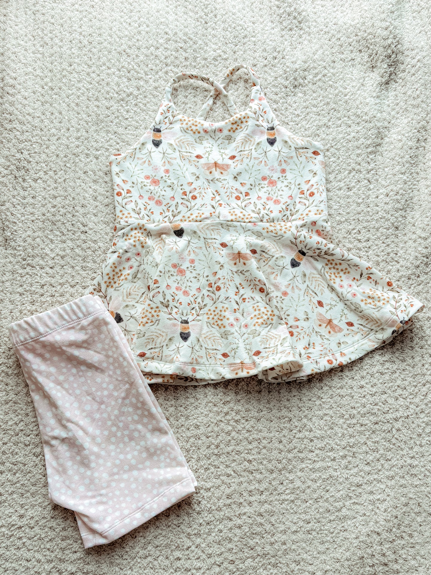 Crossback Top/Peplum