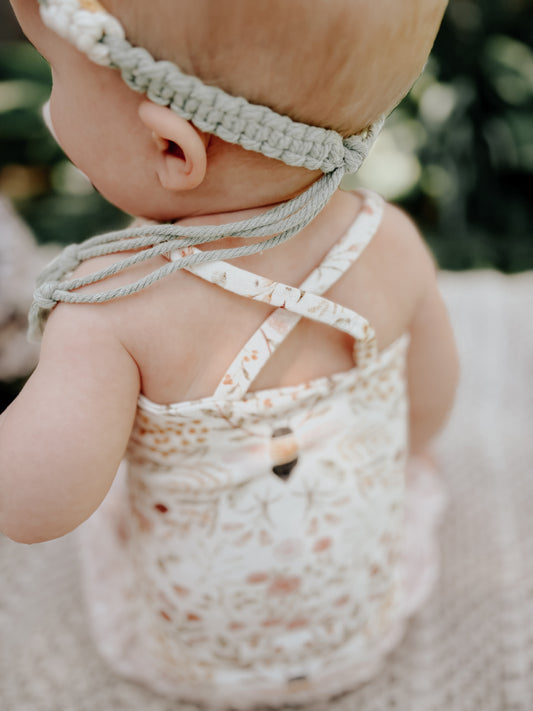 Crossback Top/Peplum