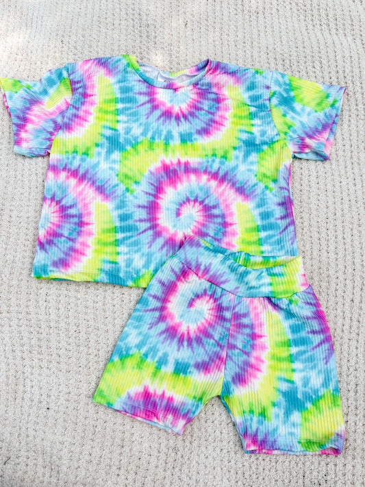 Tie Dye Urban Rib Lounge Set