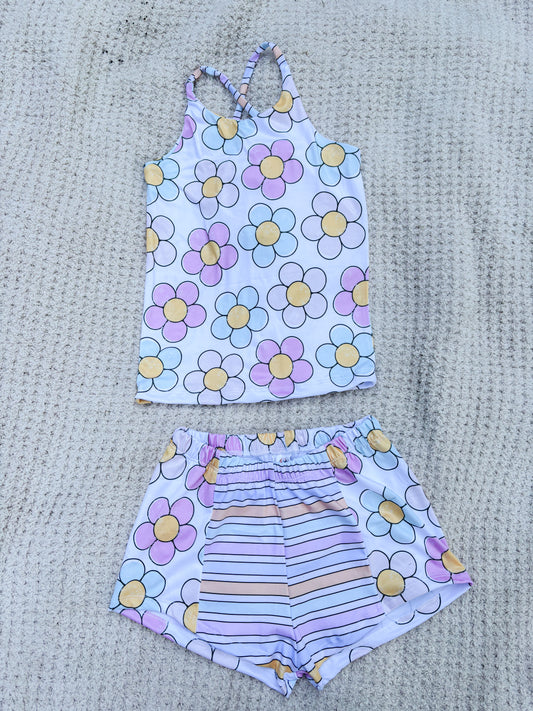 Crossback tank and Breezy Shorts