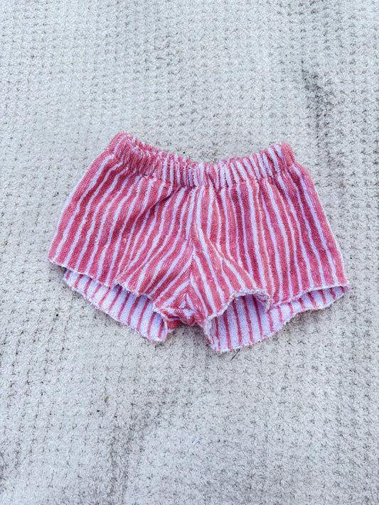 Salmon Stripe Towel Breezy Shorts
