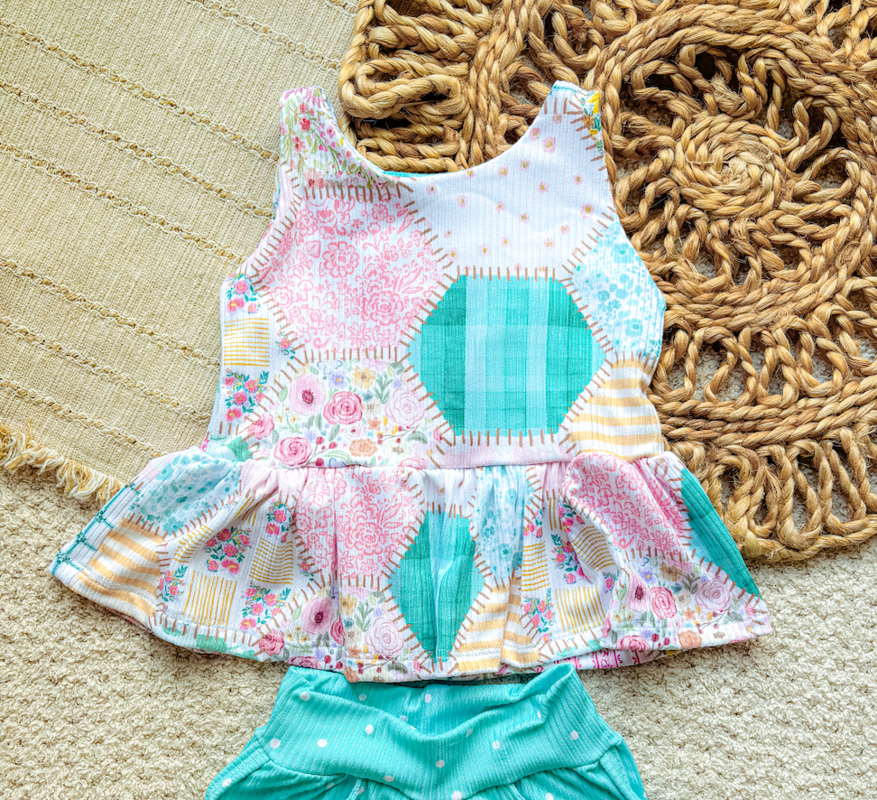 Olive Peplum