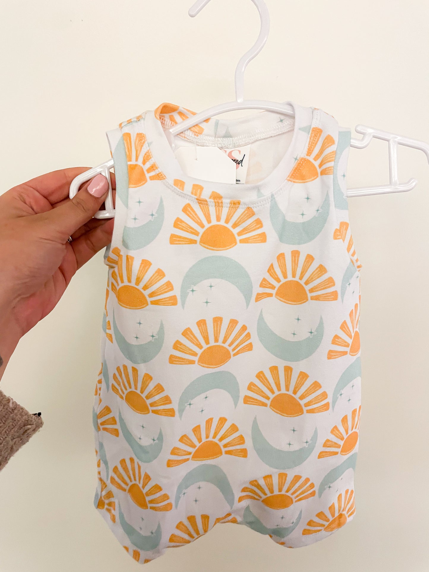 Suns and Moons Tank Romper