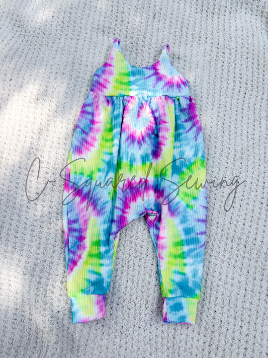 Tie Dye Urban Rib Napa Romper