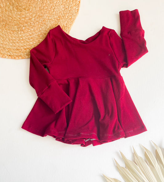 9/12m LS Peplum