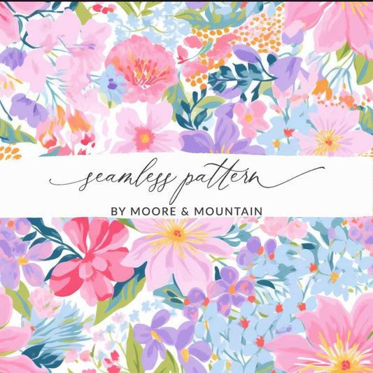 Bright Floral Poncho