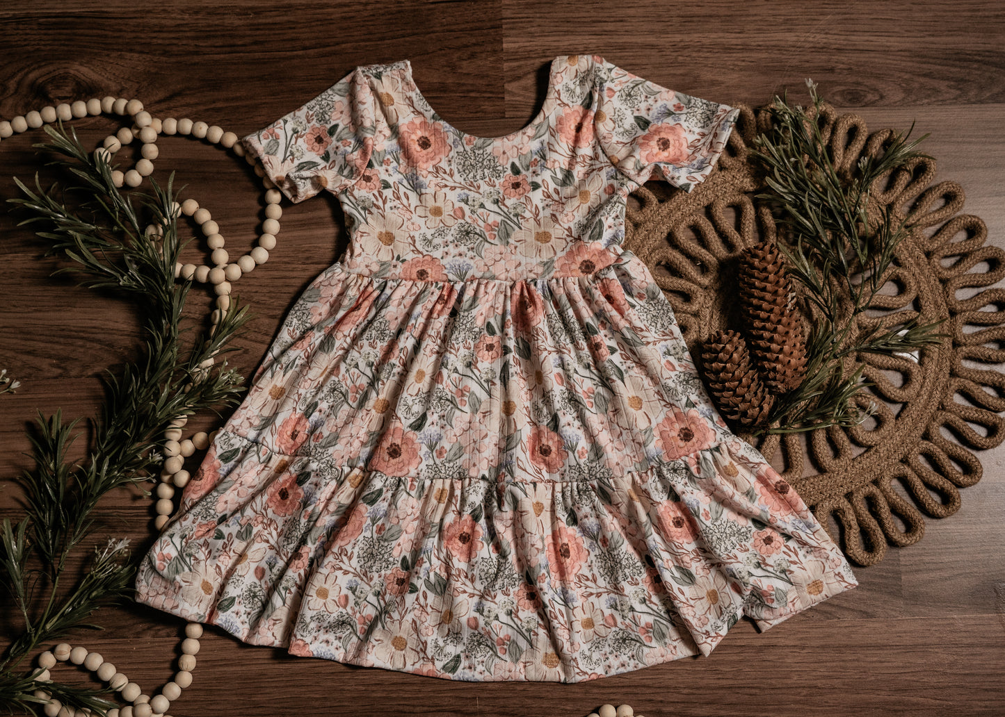 Posie Tiered Peplum/Dress