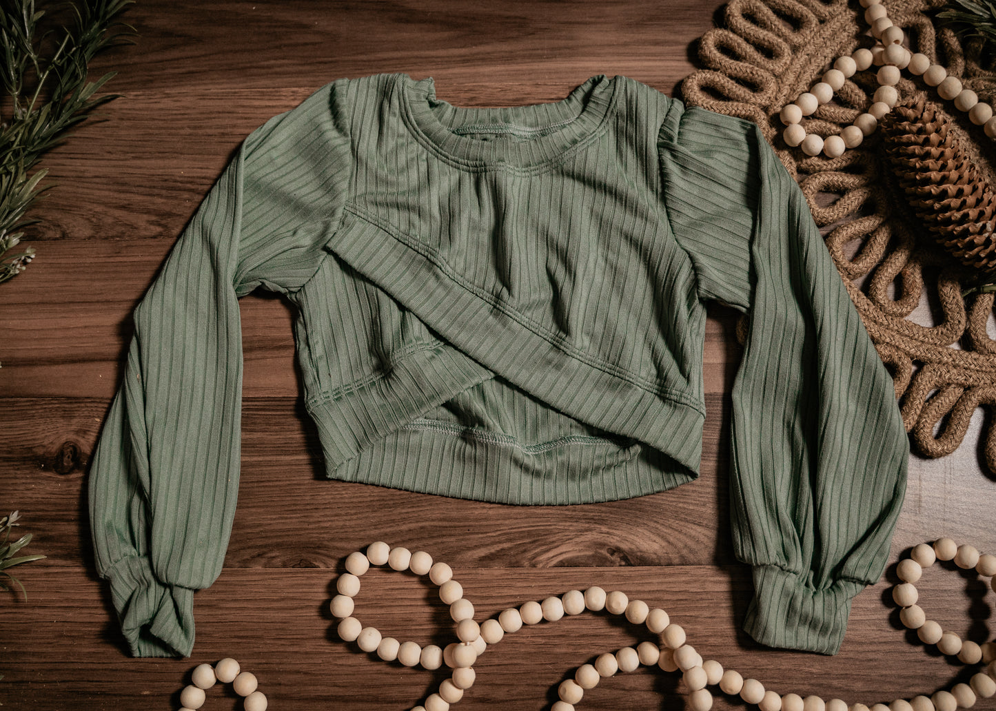 Pumpkin Crossover Top