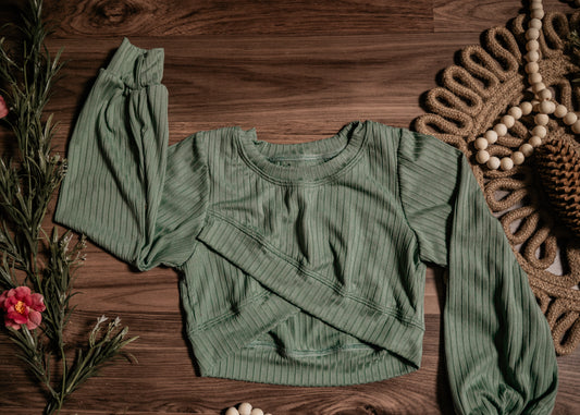 Pumpkin Crossover Top