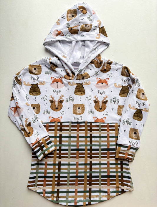 4T Bamboo Colorblock Hoodie