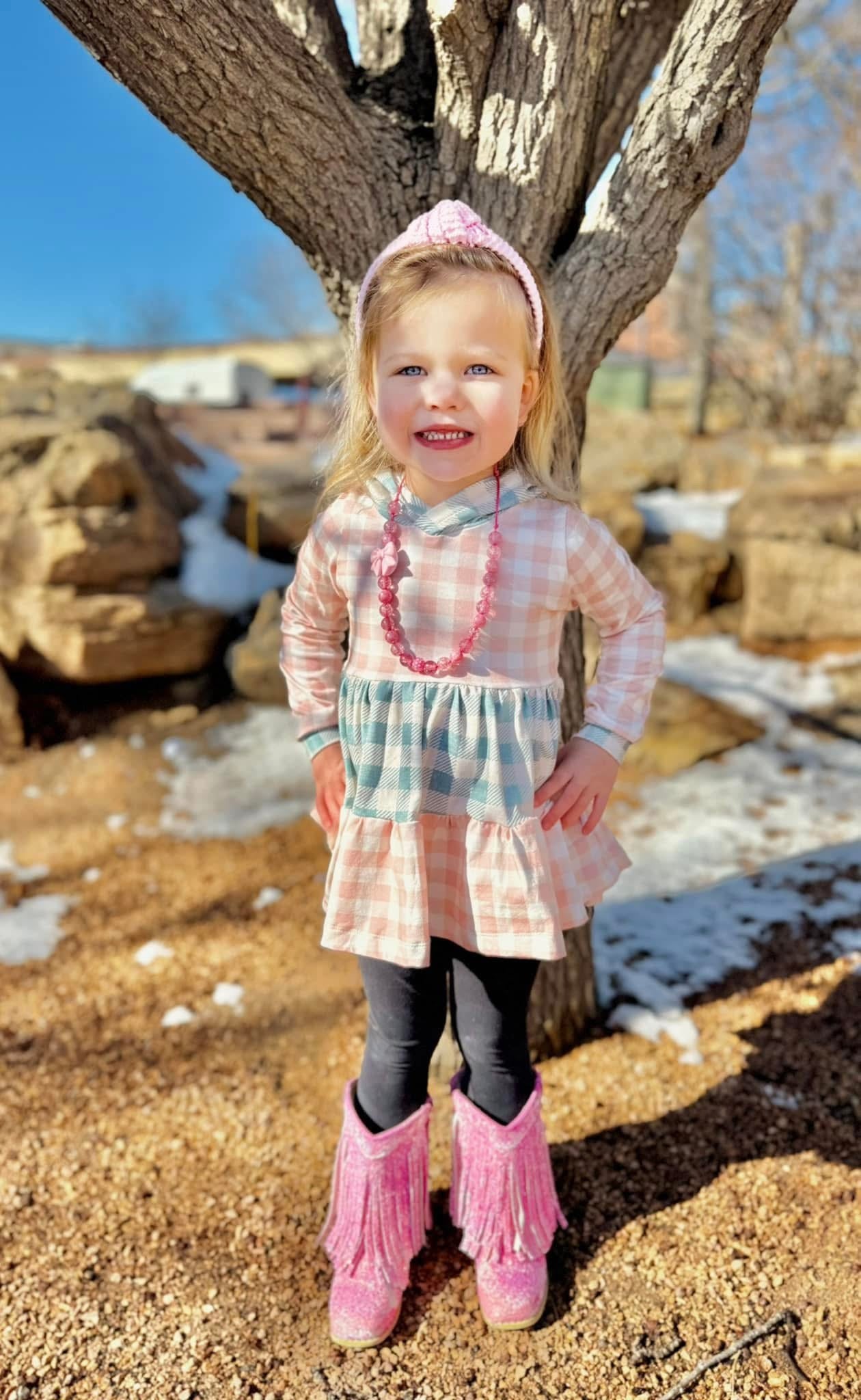 Hooded Tiered Peplum