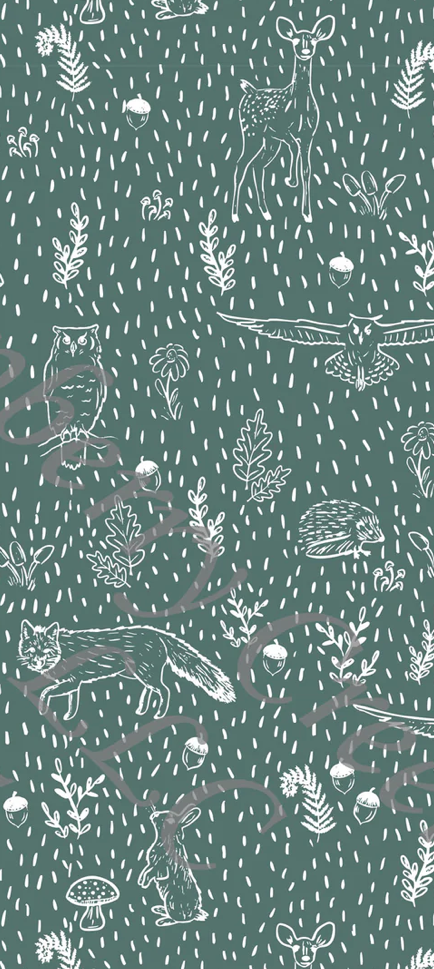 Woodland Animals Poncho