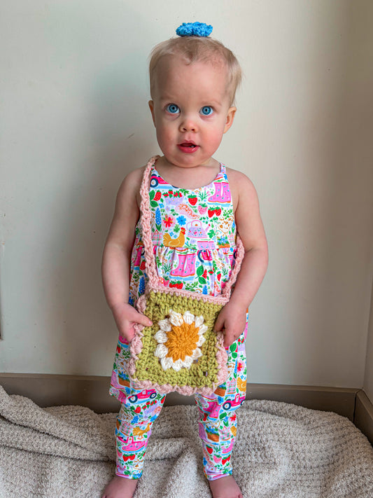 Clover Peplum/Romper