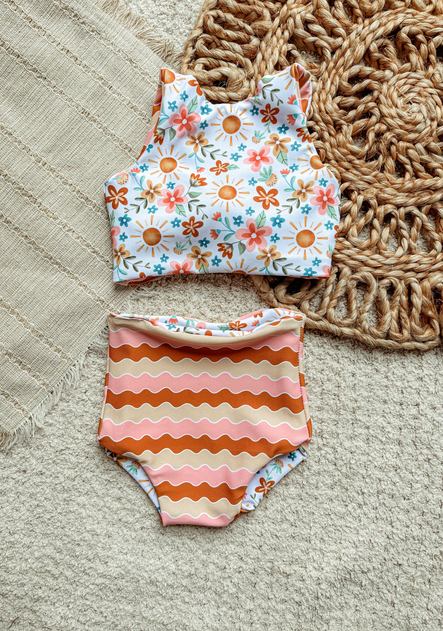 Reversible 2 Piece Swim Set