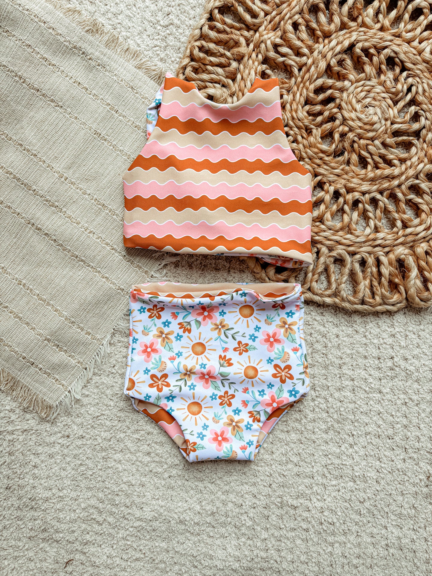 Reversible 2 Piece Swim Set