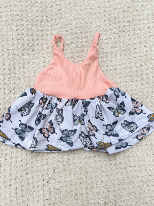 Butterflies Clover Peplum