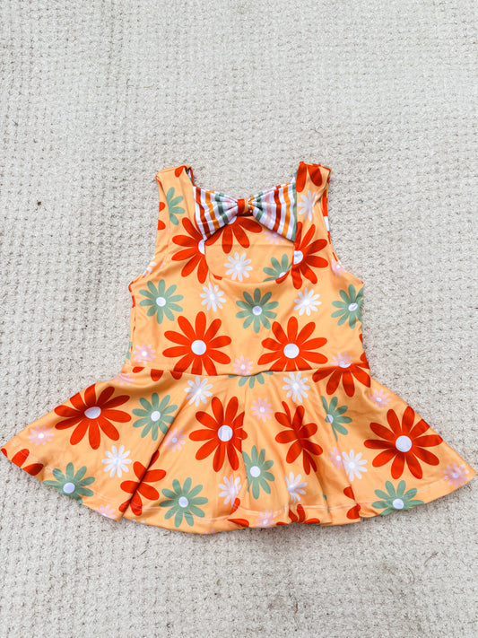 Bow Back Peplum
