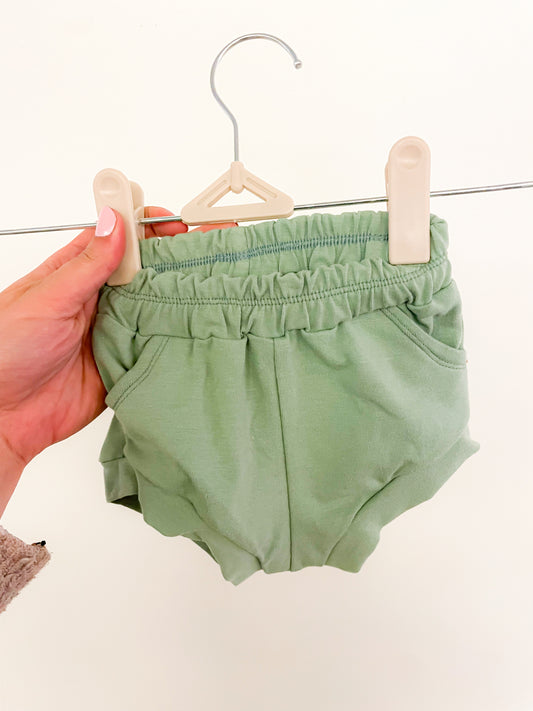 Green Pocket Shorties